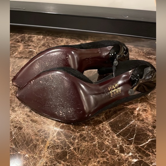 Gucci leather and pony hair Dorset pumps. Size 37. Box included - Picture 3 of 5